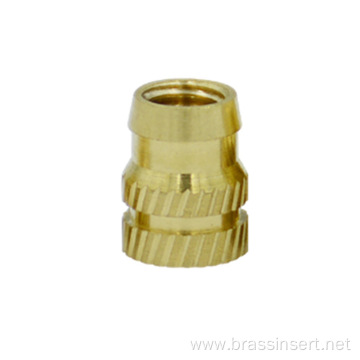 M5 compressed knurled brass insert nut